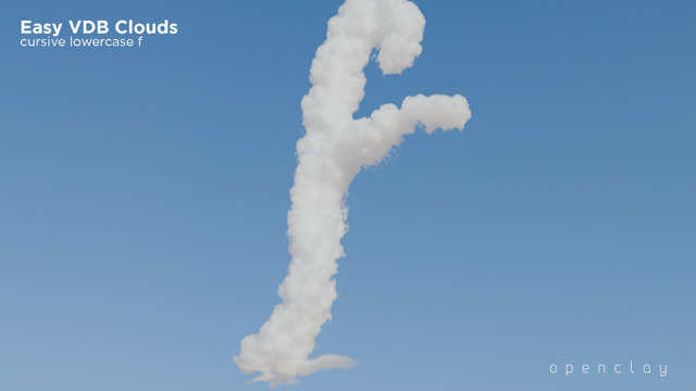 Cursive Lowercase F